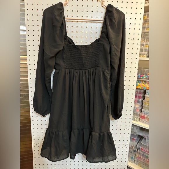 Abercrombie & Fitch Black lbd dress, size small. EUC. - Picture 2 of 6